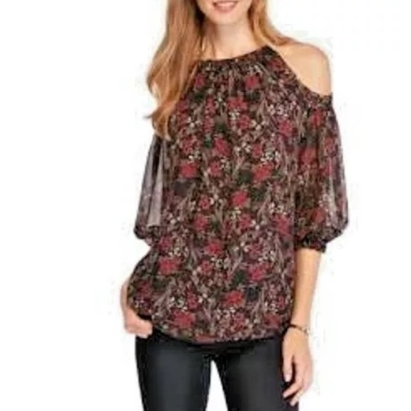 Sophie Max Tops - Sophie Max Floral Print Blouse